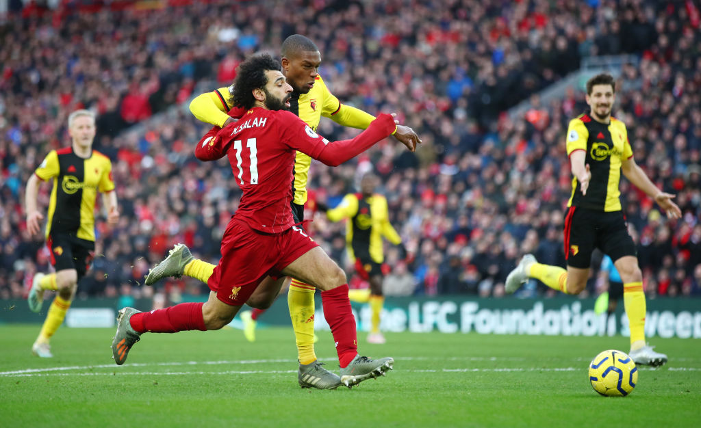 Liverpool venció por la mínima al Watford con un GOLAZO de Mohamed Salah