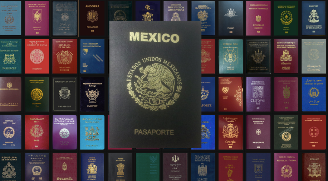 México entre los pasaportes más poderosos del mundo en 2020