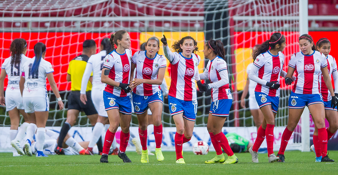 Chivas y Cruz Azul empatan en la primera jornada de la Liga MX Femenil. 
