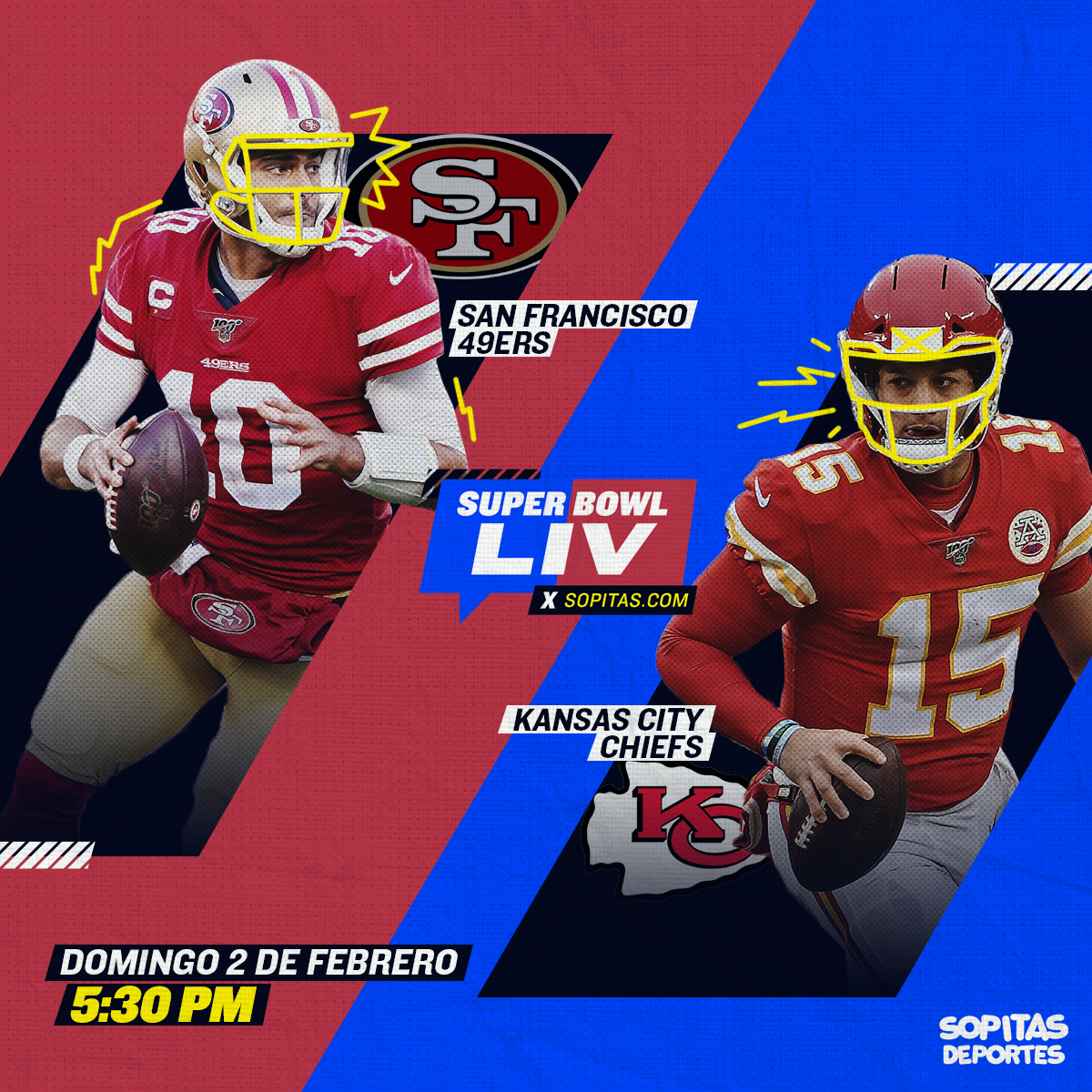 ¿Cómo, cuándo y dónde ver EN VIVO el 49ers vs Chiefs del Super Bowl LIV?