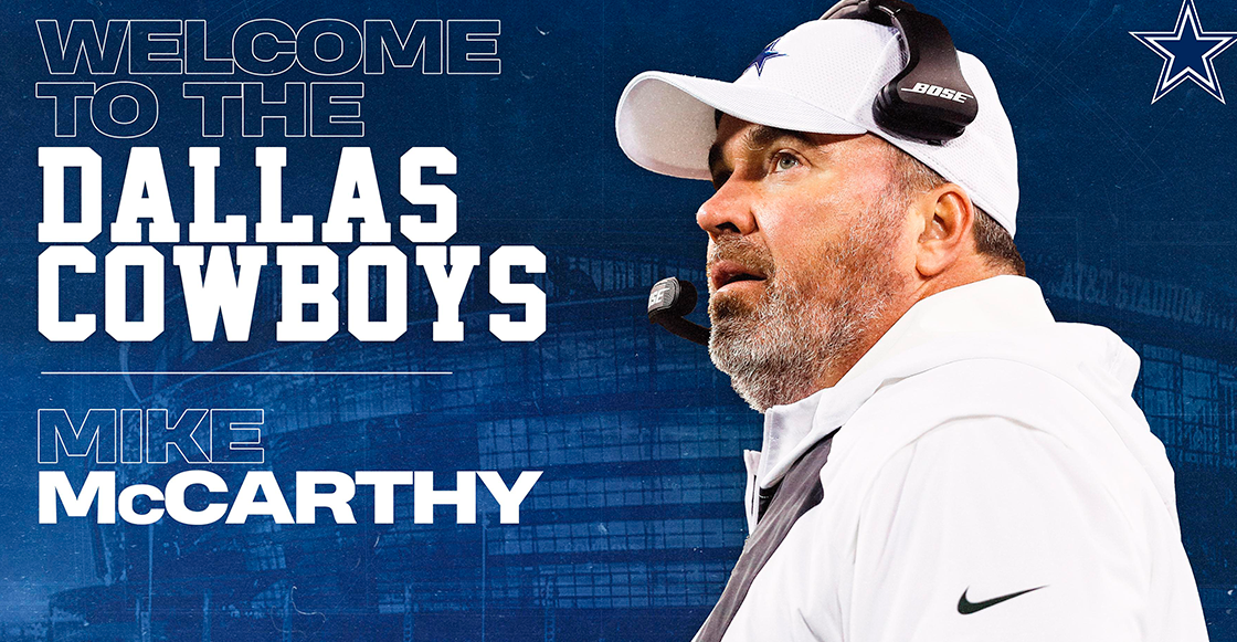 ¡Totalmente oficial! Mike McCarthy es el nuevo entrenador en jefe de los Cowboys
