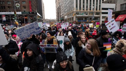 Marcha de las Mujeres en EU exige el fin de la presidencia de Donald Trump