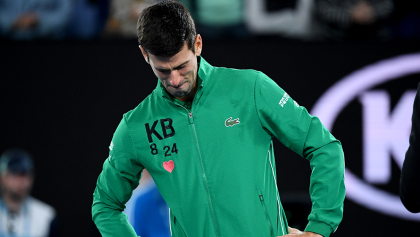 "Fue mi mentor": Novak Djokovic lloró al recordar a Kobe Bryant