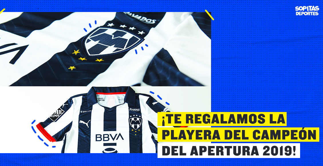 ¡Sé todo un campeón! Te regalamos la playera de Rayados de Monterrey