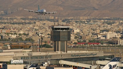 aeropuerto Teherán accidente