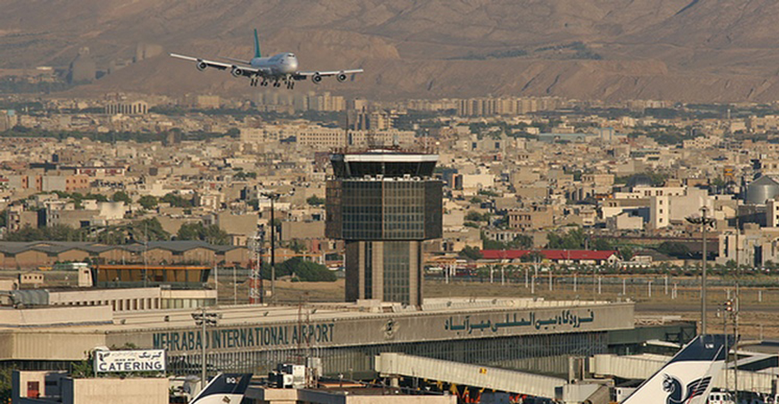 aeropuerto Teherán accidente
