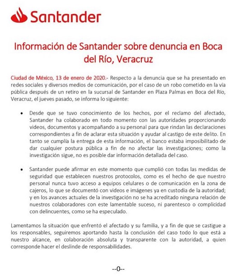 cajera-santander-veracruz-comunicado