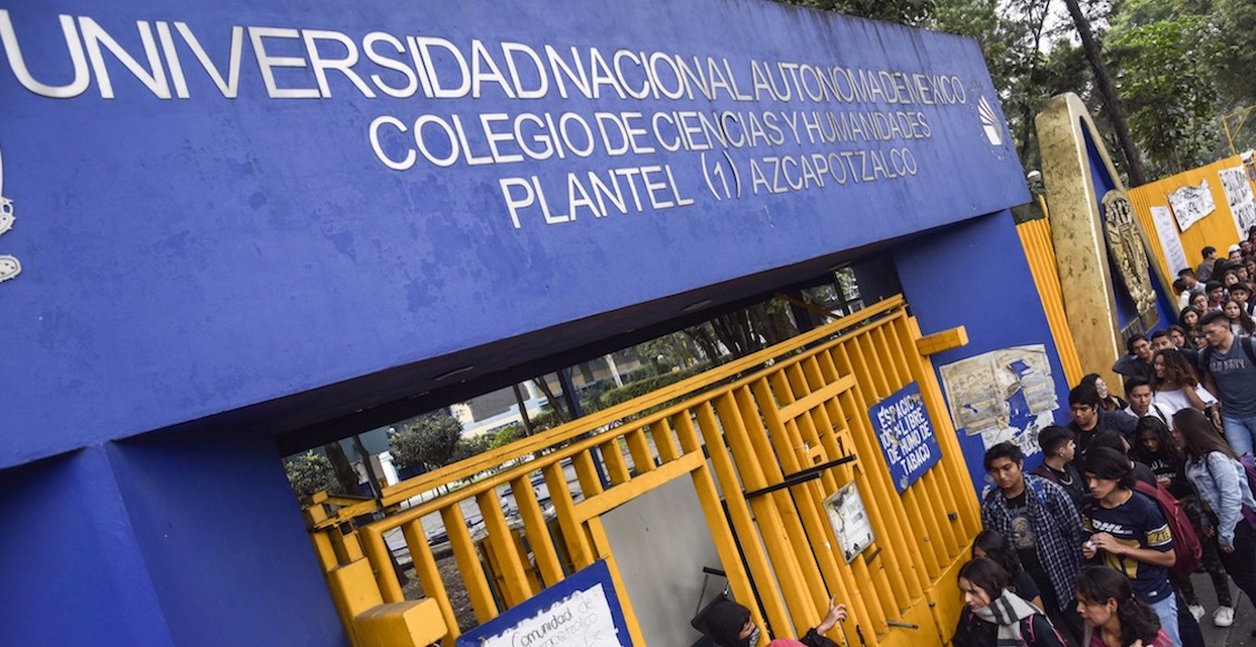 Paro en CCH Azcapotzalco de la UNAM.