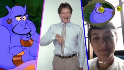 Hija de Robin Williams saca al 'Genio' en el filtro de Instagram de personajes de Disney