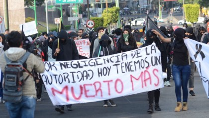 Estudiantes marcharon para exigir servicios de emergencias eficientes en la UNAM