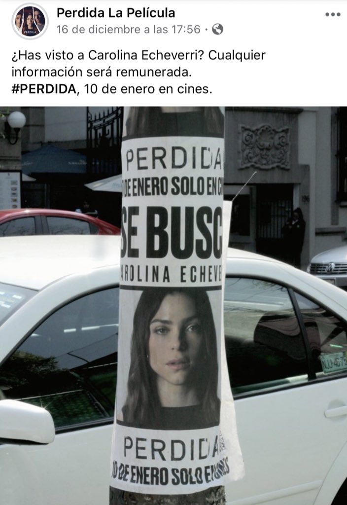 Publicidad de película 'Perdida' causa controversia en redes sociales