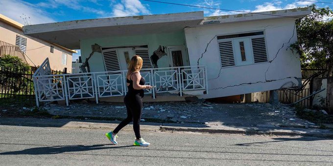 Sismos en Puerto Rico movieron el terreno en algunas zonas hasta 14 cm