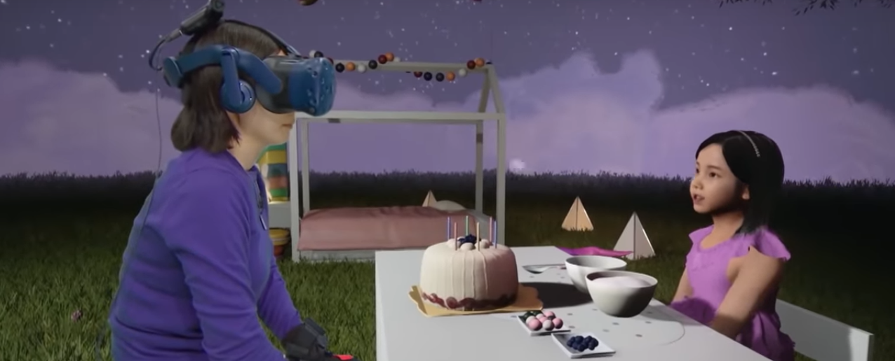 El emotivo reencuentro de una mujer con su hija fallecida gracias a la realidad virtual