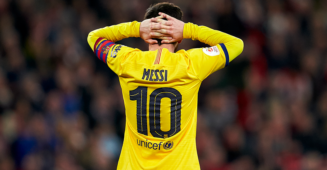 La imagen de Messi tras la eliminación en Copa del Rey que se volvió viral