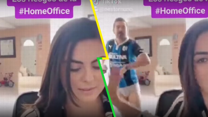 ¿Real o fake? El fan del Querétaro que se volvió viral por "arruinar" un home office