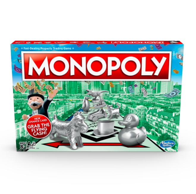 Hasbro juegos de mesa actividades familia monopoly