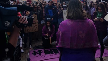 Compatriotas protestaron en embajada de México en EUA por feminicidios