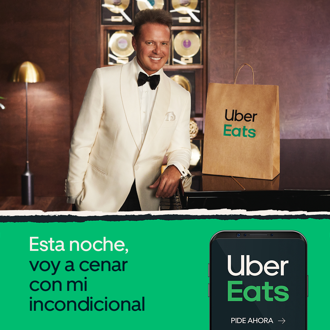 Uber Eats Luis Miguel imagen campaña mexico 2020