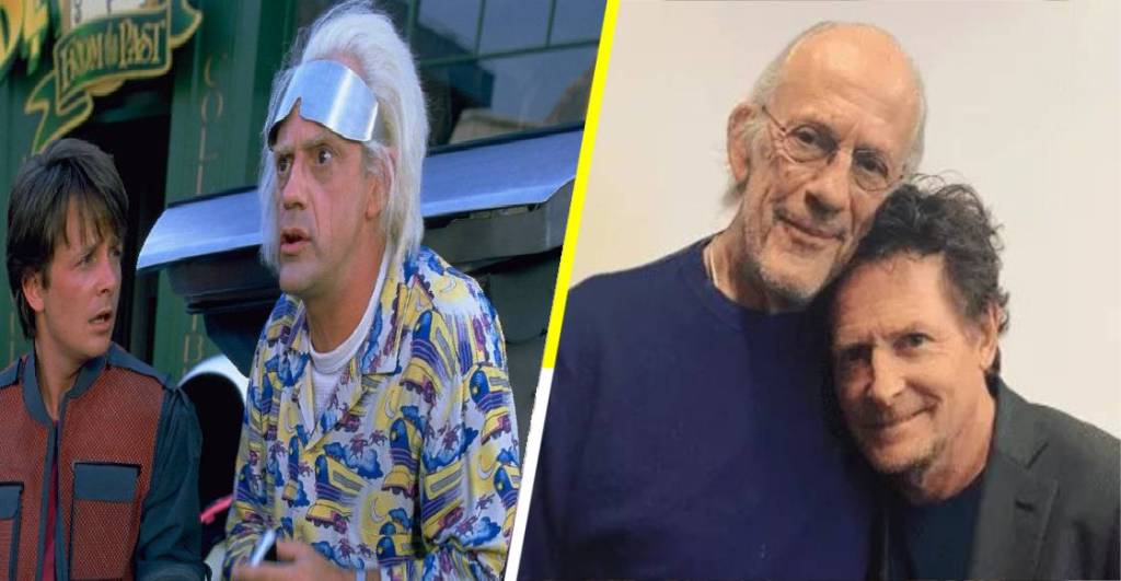 ¡Justo en la nostalgia! Marty McFly y el Dr. Brown de “Volver al futuro” se reúnen después de 35 años