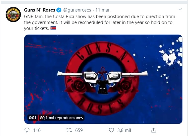 ¿November Rain? Media gira de Guns N’ Roses ha sido postergada 