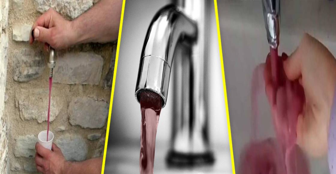 Un error en las tuberías de Italia, causa que salga vino en vez de agua
