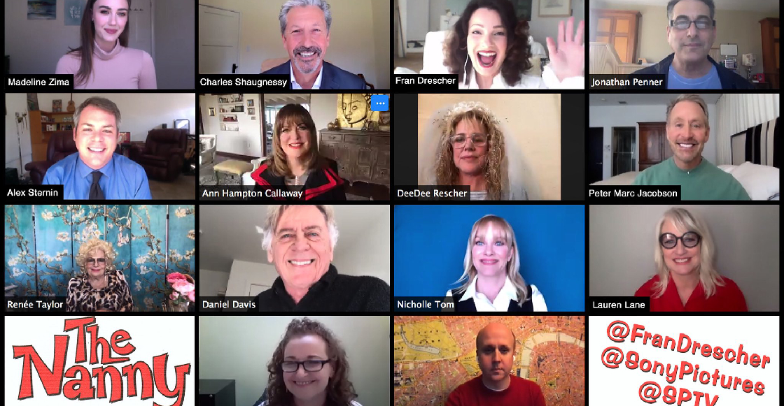 El elenco de ‘La Niñera’ se reúne para una transmisión especial en medio de la cuarentena