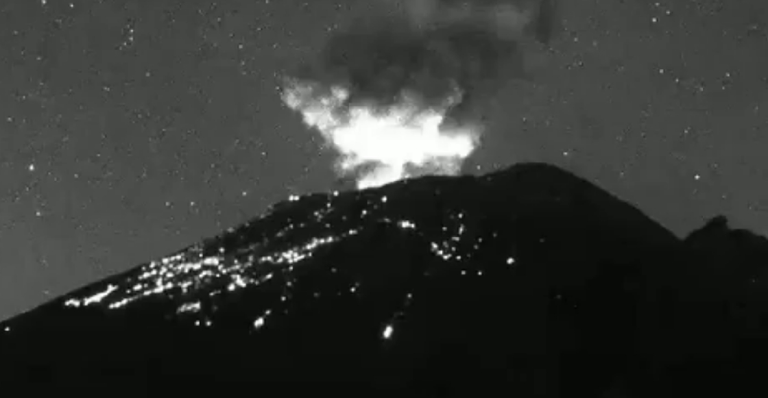 El Popocatépetl registra explosión