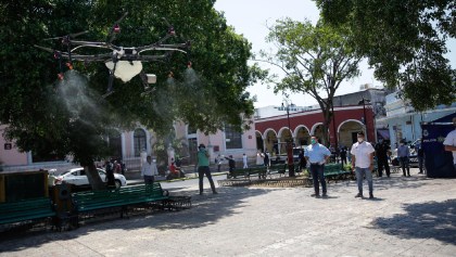 Drones Mérida coronavirus