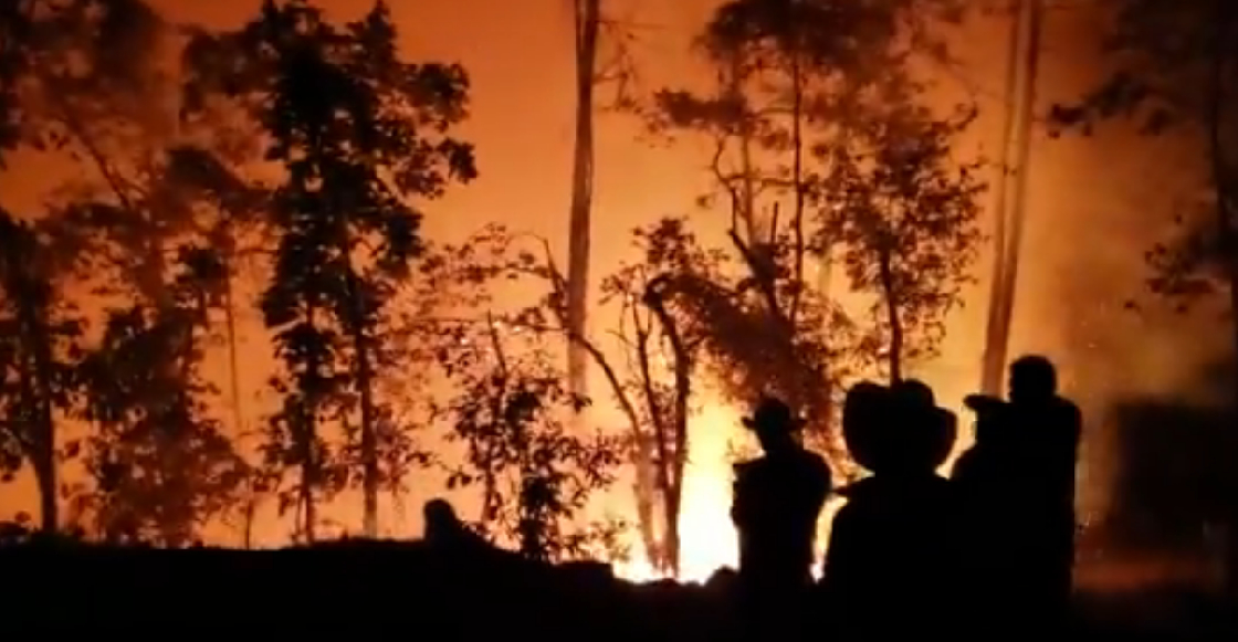 Lidia Oaxaca con incendios forestales en diferentes puntos del estado