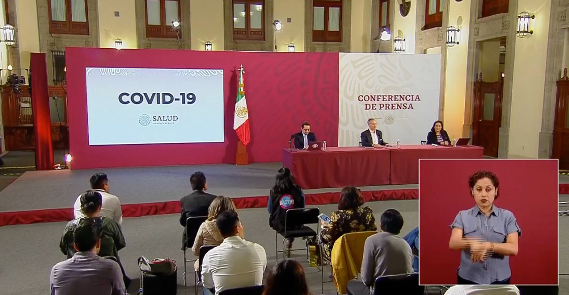 Trabajador de Secretaría de Salud da positivo a coronavirus; alertan a reporteros que cubren las conferencias 