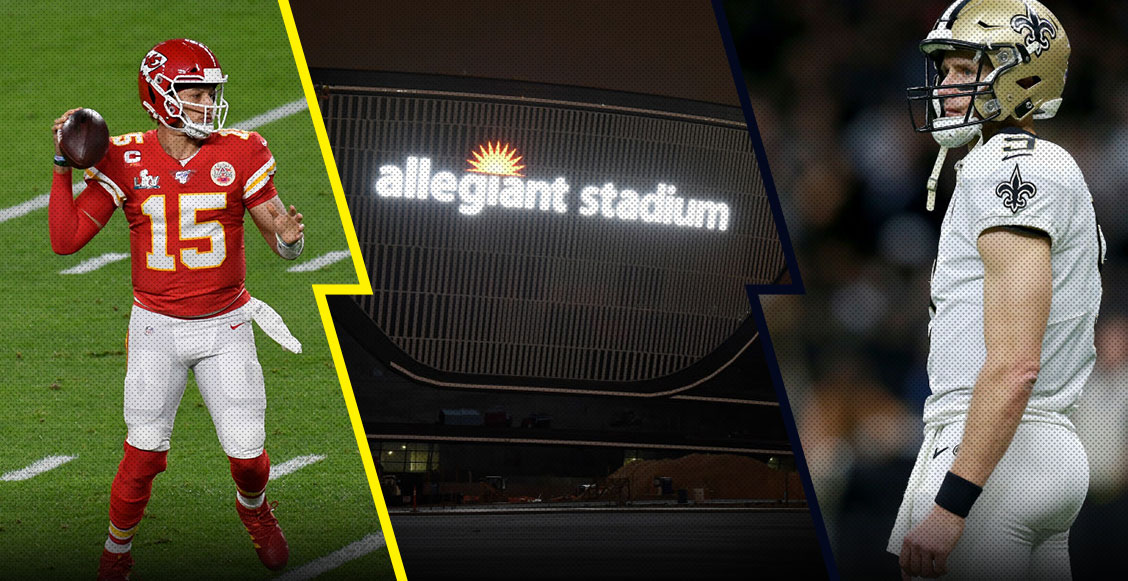 Brady, Brees y Mahomes: Las estrellas que jugarán en el Allegiant Stadium en el debut de Las Vegas en la NFL