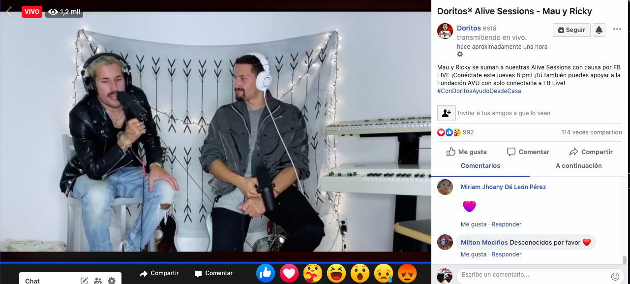 Doritos Alive Sessions Mexico Mau y Ricky en vivo 01
