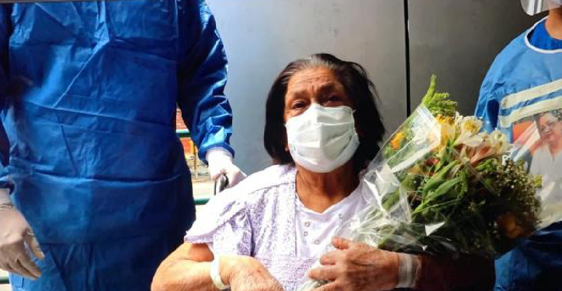 Abuelita de 84 años venció al coronavirus en Nuevo León