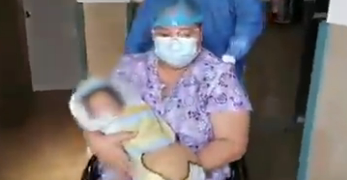 Bebé de cuatro meses supera al coronavirus en Tabasco