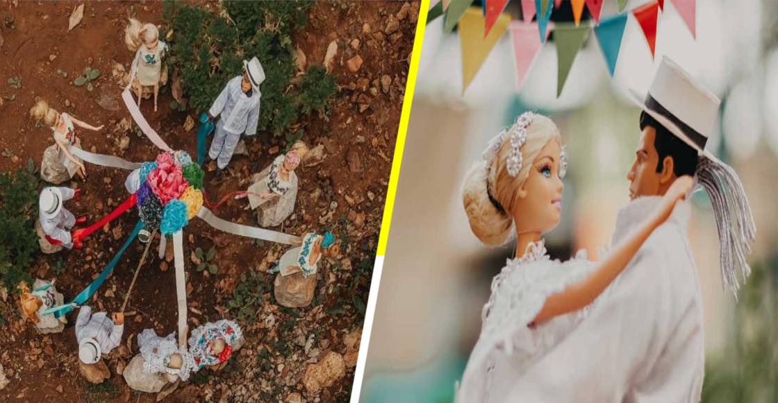 ¡Bomba! Barbie y Action Man se casaron en Yucatán