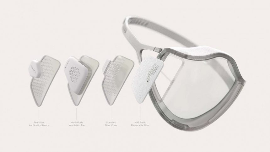Xiaomi diseña mascarillas inteligentes que se desinfectan solas y no interfieren con el reconocimiento facial