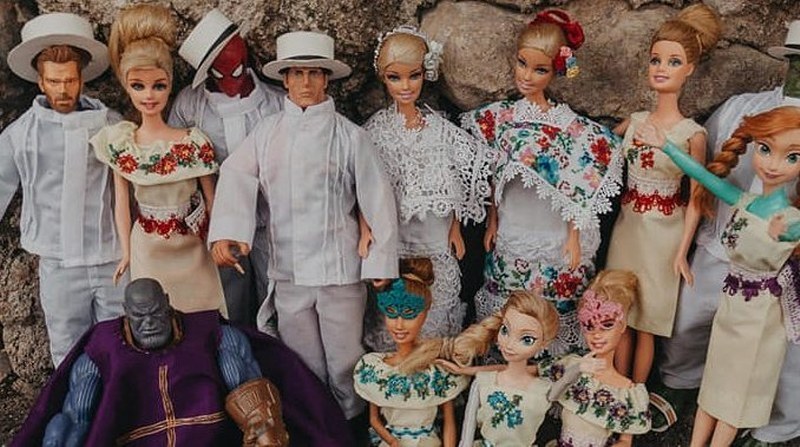 ¡Bomba! Barbie y Action Man se casaron en Yucatán 