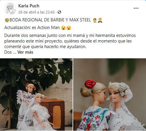 ¡Bomba! Barbie y Action Man se casaron en Yucatán 