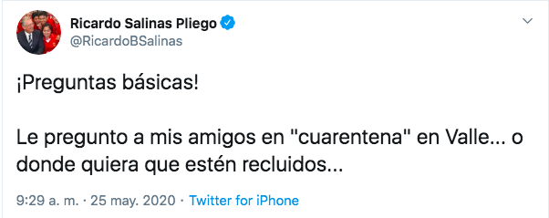 salinas-pliego-empresario-tv-azteca-cuarentena-coronavirus-casa-twitter