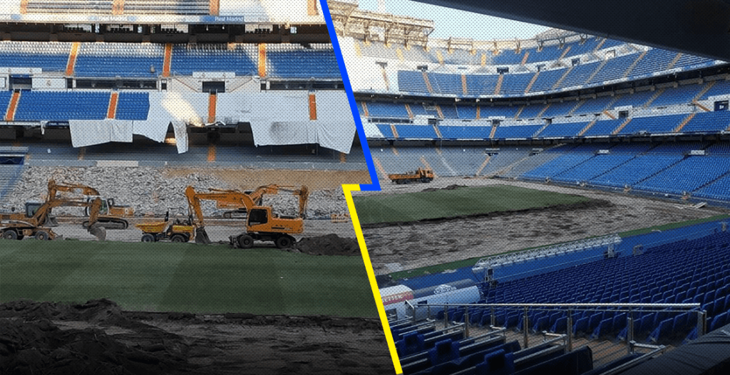 Empresa de Slim, bajo presión en la remodelación del Santiago Bernabéu