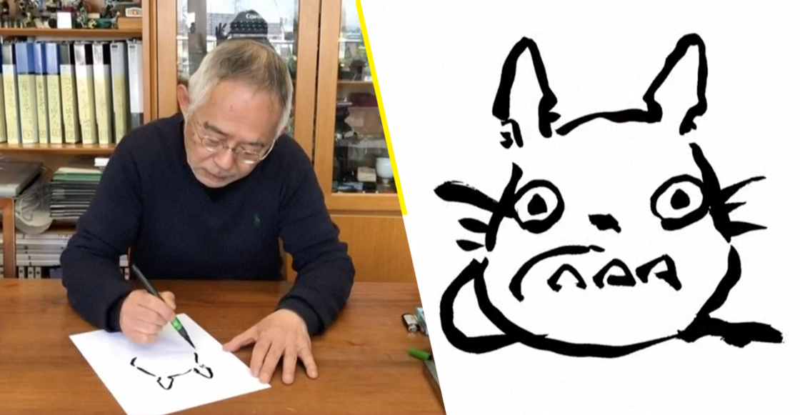 Productor y fundador de Studio Ghibli enseña en un tutorial cómo dibujar a Totoro