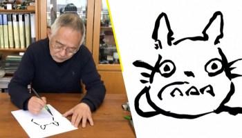 Productor y fundador de Studio Ghibli enseña en un tutorial cómo dibujar a Totoro