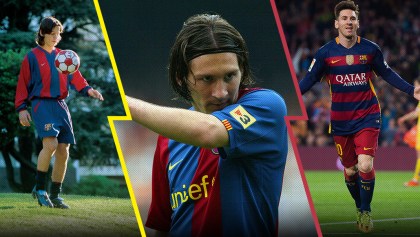 Así ha sido la evolución de Lionel Messi con el Barcelona