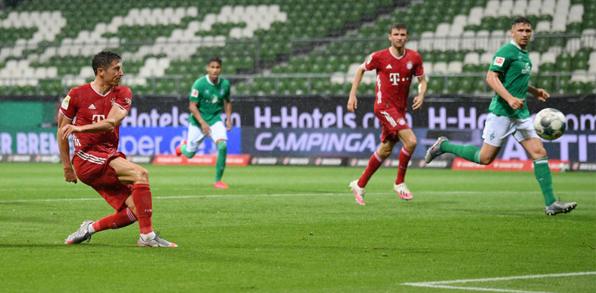 El del título: Revive el gol de Lewandowski con el que el Bayern Múnich se coronó en la Bundesliga