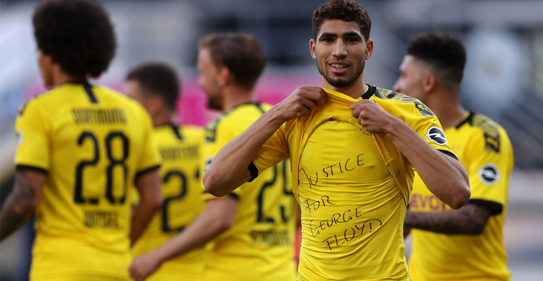 Sentido común: Bundesliga no sancionará a jugadores que mostraron mensajes de apoyo a George Floyd