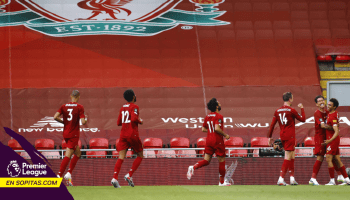 GOLAZO: Alexander-Arnold marcó el primer gol del Liverpool tras el regreso de la Premier League