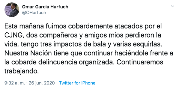 garcia-harfuch-atentado-cjng-mensaje-twitter