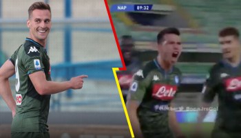 Milik y el 'Chucky' Lozano anotaron de cabeza para darle el triunfo al Napoli