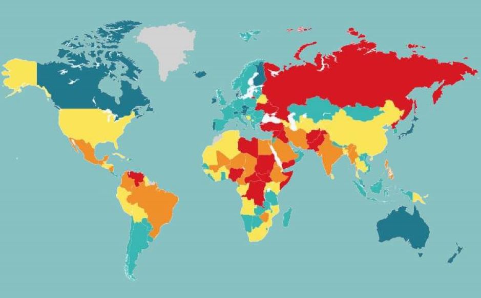 Este es el ranking de los países más seguros del mundo en 2020