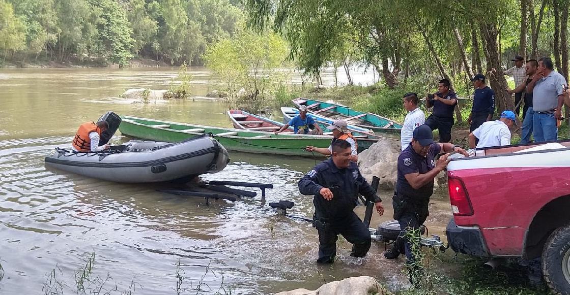 Encuentran cuerpo de un hombre que cayó con su hijo a un río en San Luis Potosí; buscan al menor